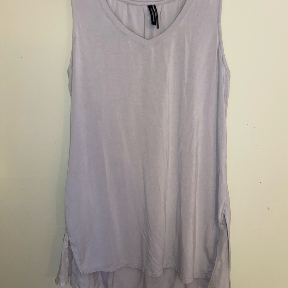 Stella Carakasi Asymmetrical Purple Tank Top
